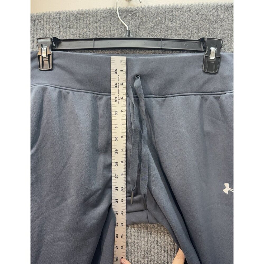 Under Armour Qualifier Fleece Jogger Pants Womens XL Gray Loose Fit Drawstring - Picture 10 of 10